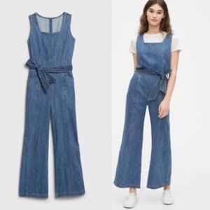 Gap denim jumpsuit